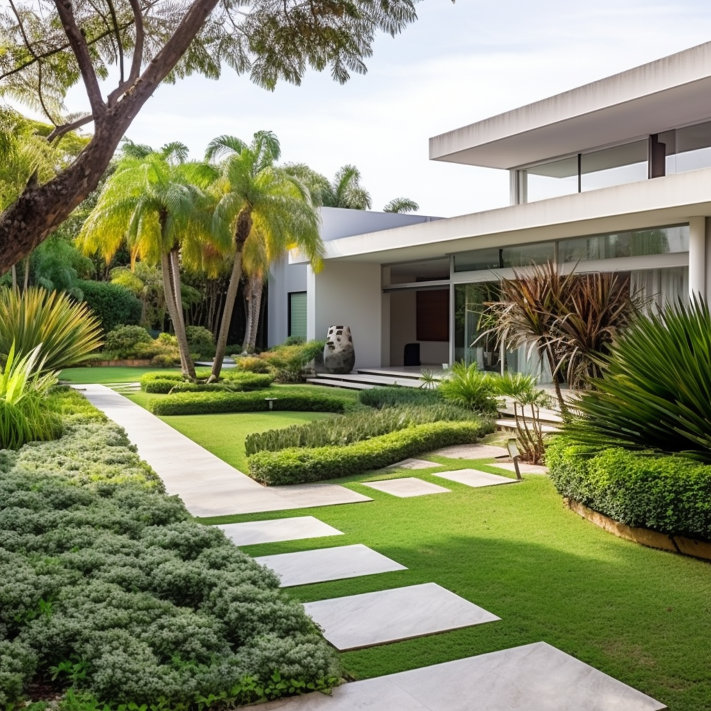 Paisagismo em Jardim Minimalista