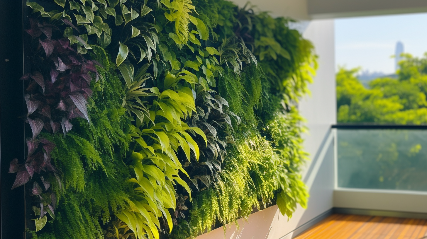 jardim vertical, painel verde, parde verde