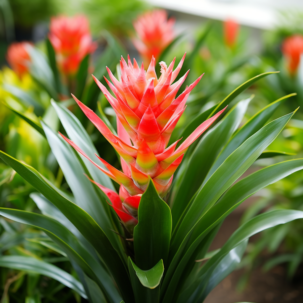 Bromélia (Guzmania spp.)