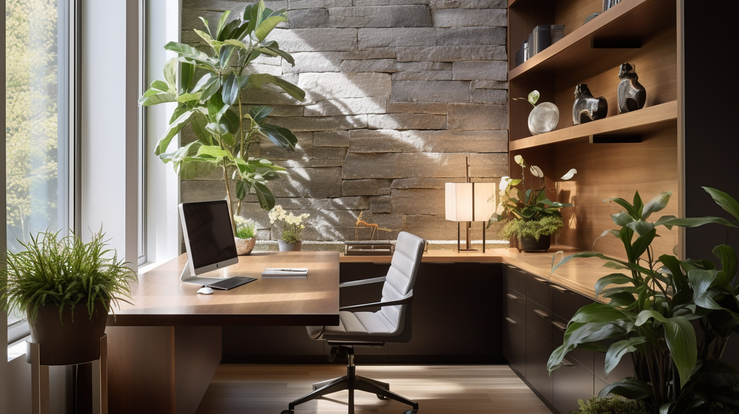 Home Office Ergonômico e Biofílico
