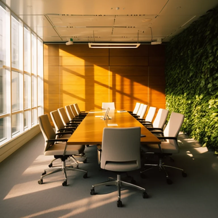 Jardim vertical para espaços corporativos